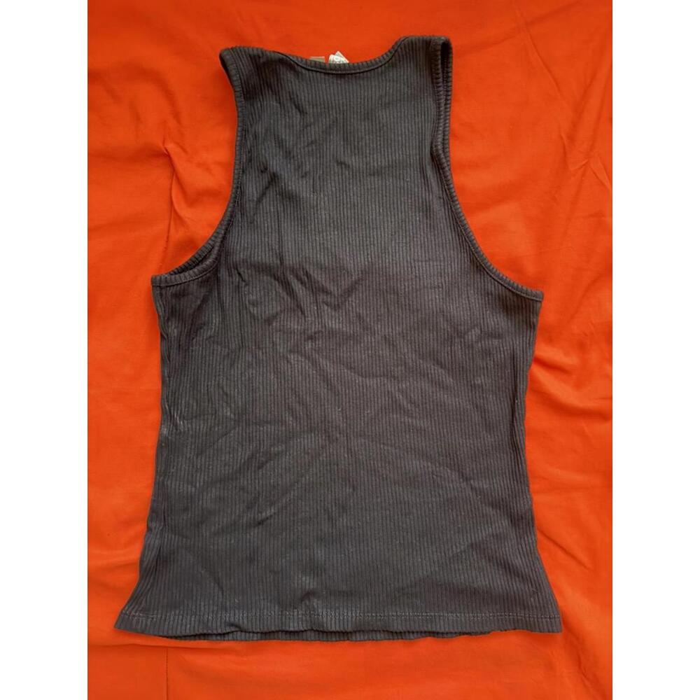 ASOS Ribbed Tank Top in Black (US 4) - Picture 2 of 3